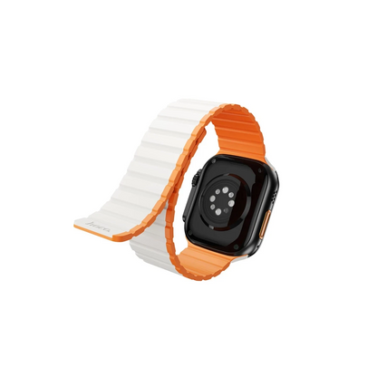Hoco. Apple Watch 38mm AS102 Silikon Kordon - Yıldız Işığı-Turuncu