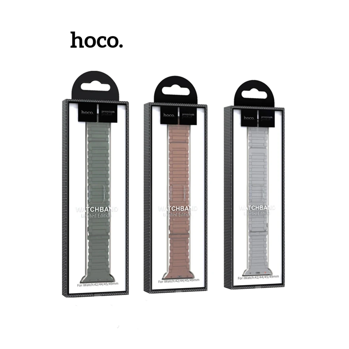Hoco. Apple Watch 38mm WA06 Kordon - Siyah