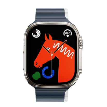 Hoco. Apple Watch 42mm AS102 Silikon Kordon - Lacivert-Gri