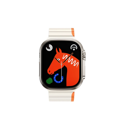 Hoco. Apple Watch 42mm AS102 Silikon Kordon - Yıldız Işığı-Turuncu