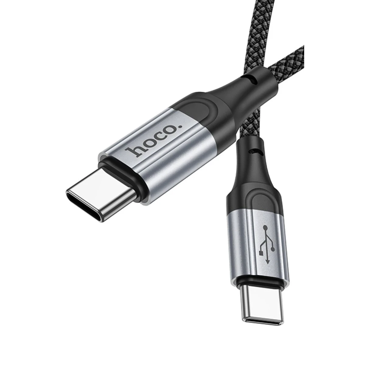 Hoco. X102 Fresh 1M 60W Type-C to Type-C PD Hızlı Şarj Data Kablosu - Siyah
