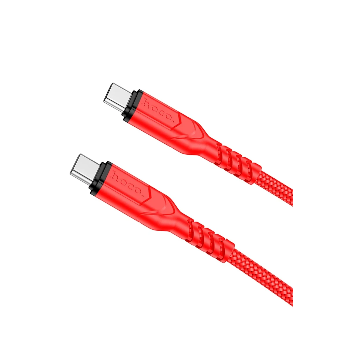 Hoco. X59 1M 60W PD Type-C to Type-C Şarj Data Kablosu - Kırmızı