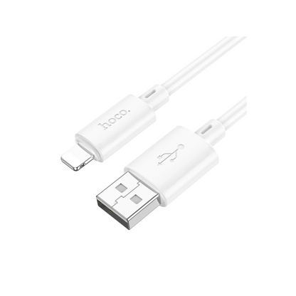 Hoco. X88 1M USB to Lightning Şarj Data Kablosu - Beyaz