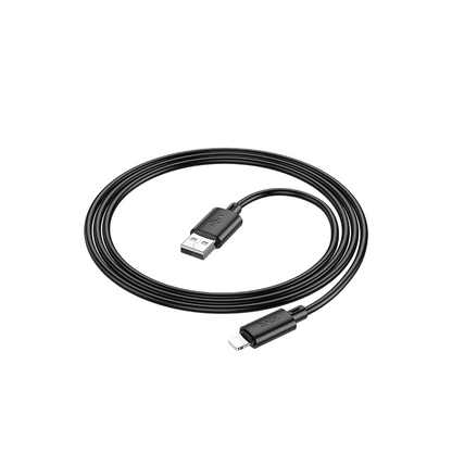 Hoco. X88 1M USB to Lightning Şarj Data Kablosu - Siyah
