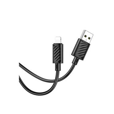 Hoco. X88 1M USB to Lightning Şarj Data Kablosu - Siyah