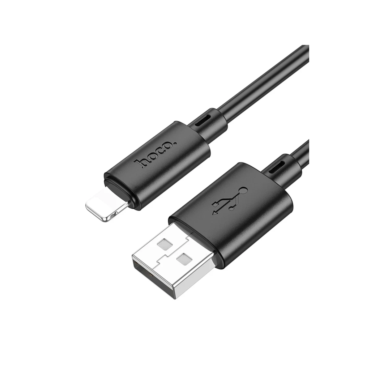 Hoco. X88 1M USB to Lightning Şarj Data Kablosu - Siyah