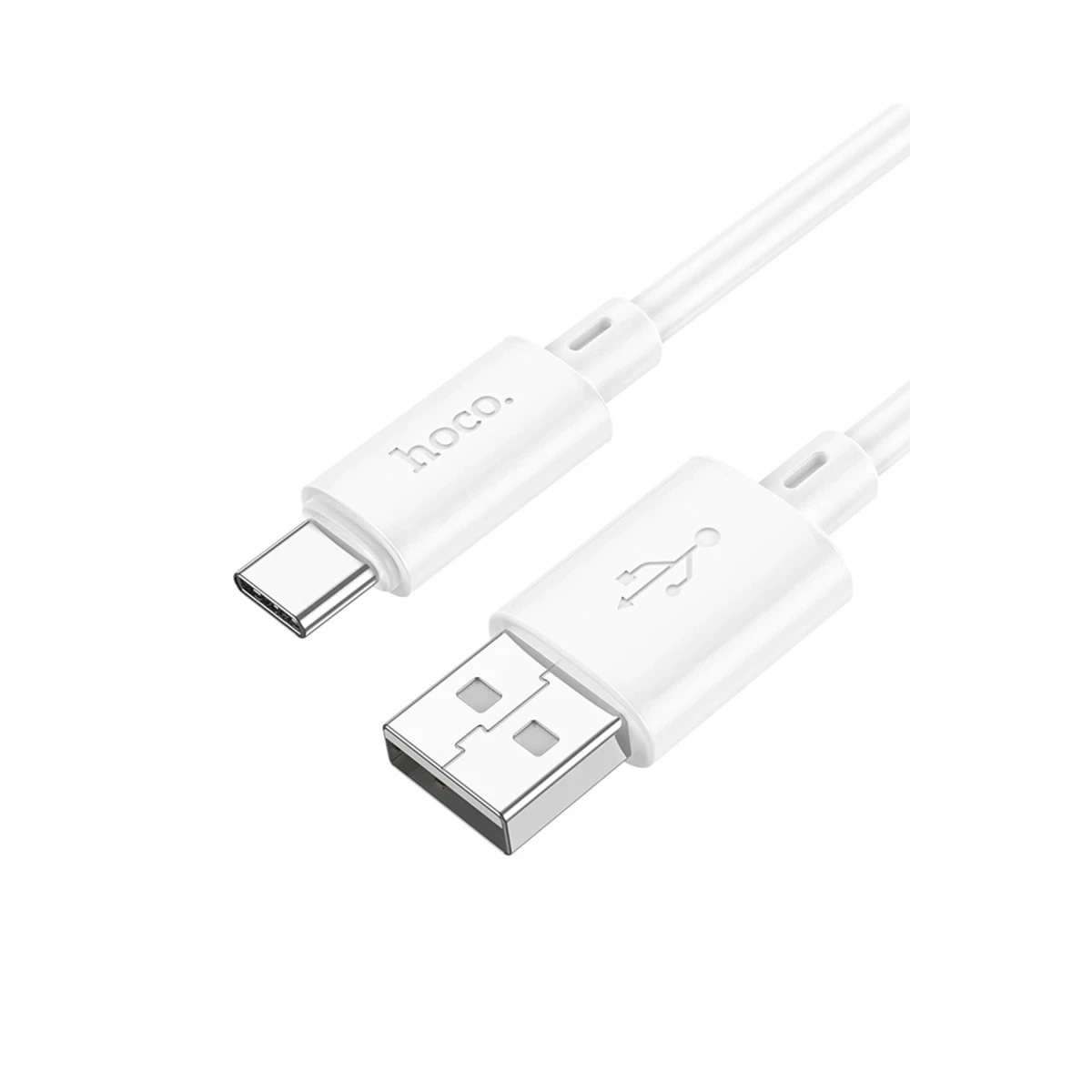 Hoco. X88 1M USB to Type-C Şarj Data Kablosu - Beyaz