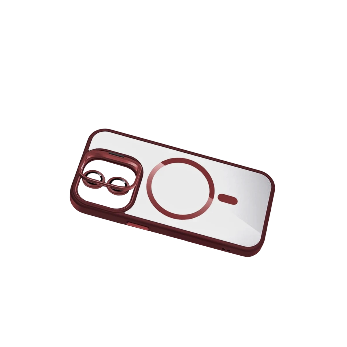 Joko Apple iPhone 11 Remim Lensli Magsafe Standlı Kapak - Bordo