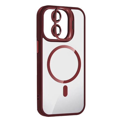 Joko Apple iPhone 11 Remim Lensli Magsafe Standlı Kapak - Bordo