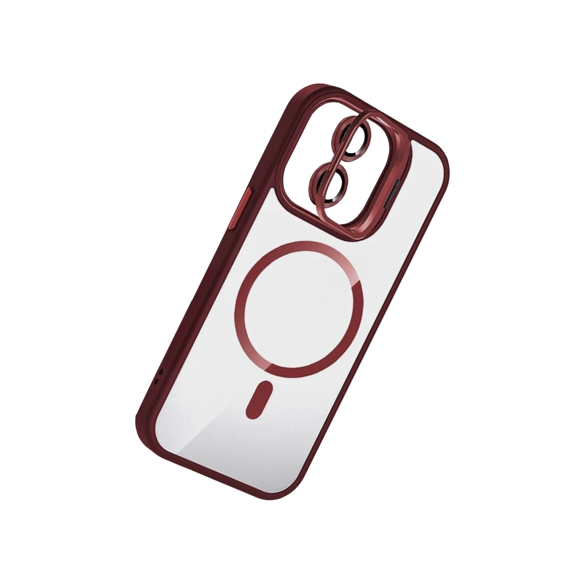 Joko Apple iPhone 11 Remim Lensli Magsafe Standlı Kapak - Bordo