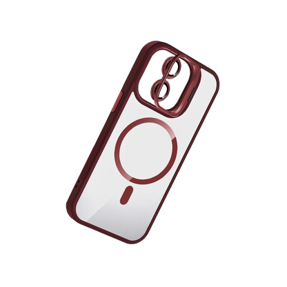 Joko Apple iPhone 11 Remim Lensli Magsafe Standlı Kapak - Bordo