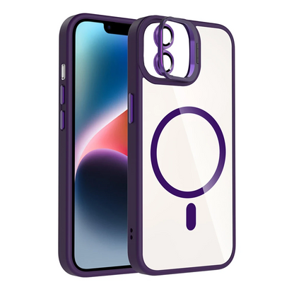 Joko Apple iPhone 11 Remim Lensli Magsafe Standlı Kapak - Derin Mor
