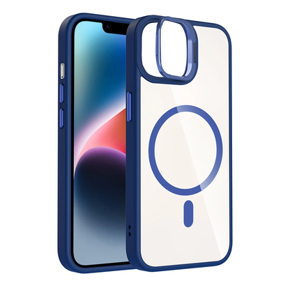 Joko Apple iPhone 11 Remim Lensli Magsafe Standlı Kapak - Lacivert