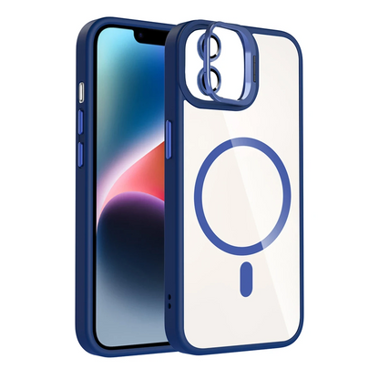 Joko Apple iPhone 11 Remim Lensli Magsafe Standlı Kapak - Lacivert