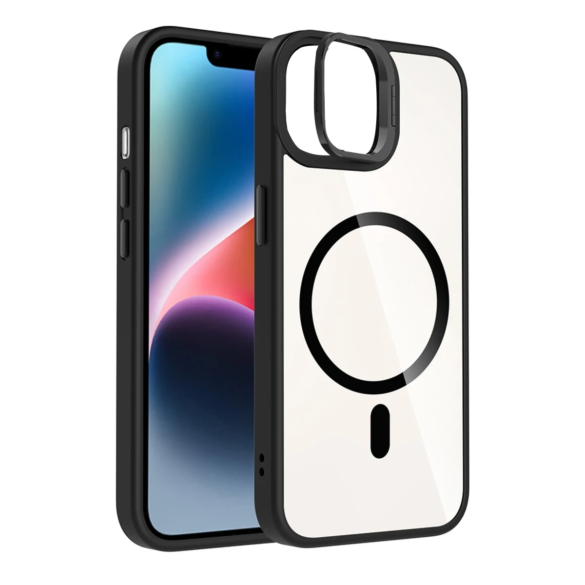 Joko Apple iPhone 11 Remim Lensli Magsafe Standlı Kapak - Siyah