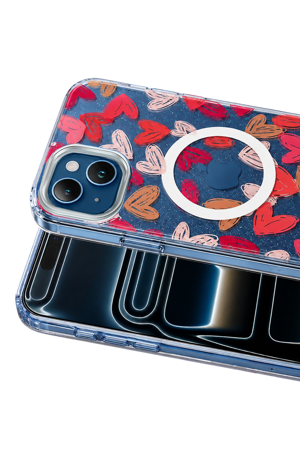 Onegif Apple iPhone 14 Desina Magsafe Kapak - Desen 6