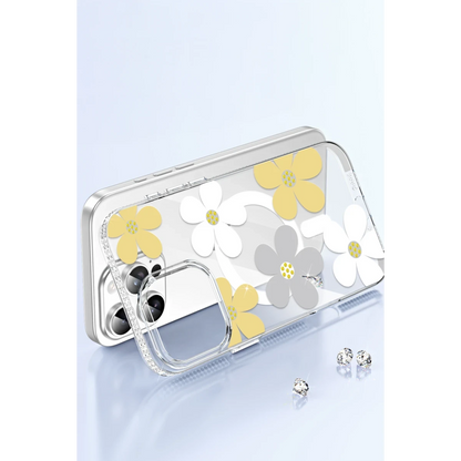 Joko Apple iPhone 14 Floral Magsafe Kapak - Sarı