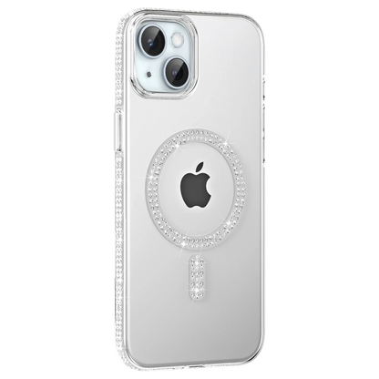 Joko Apple iPhone 14 Move Taşlı Magsafe Kapak - Natural Grey