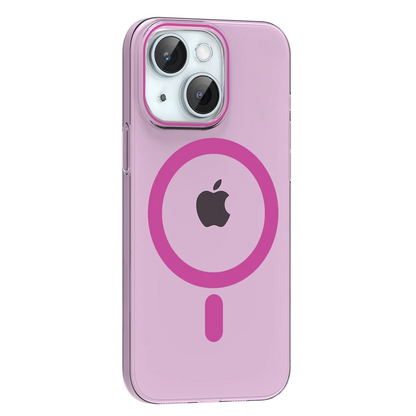 Joko Apple iPhone 14 PC Blank Magsafe Kapak - Pembe