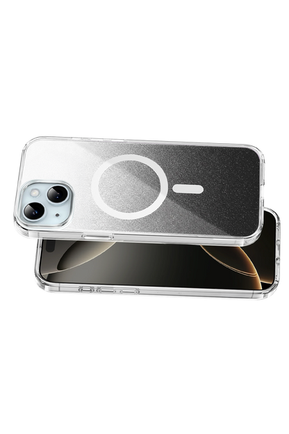 Onegif Apple iPhone 14 Sora Simli Magsafe Kapak - Siyah