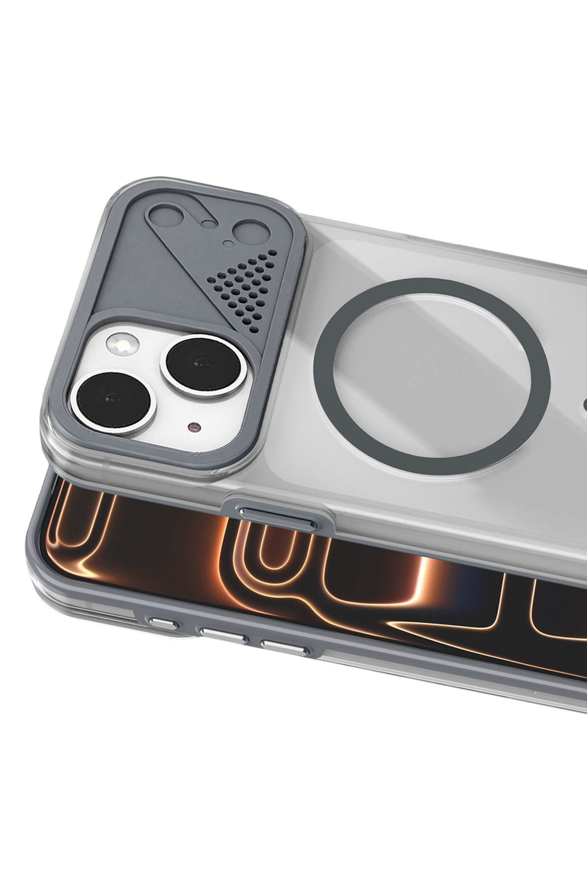 Joko Apple iPhone 14 Zinko Magsafe Kapak - Titan Gri