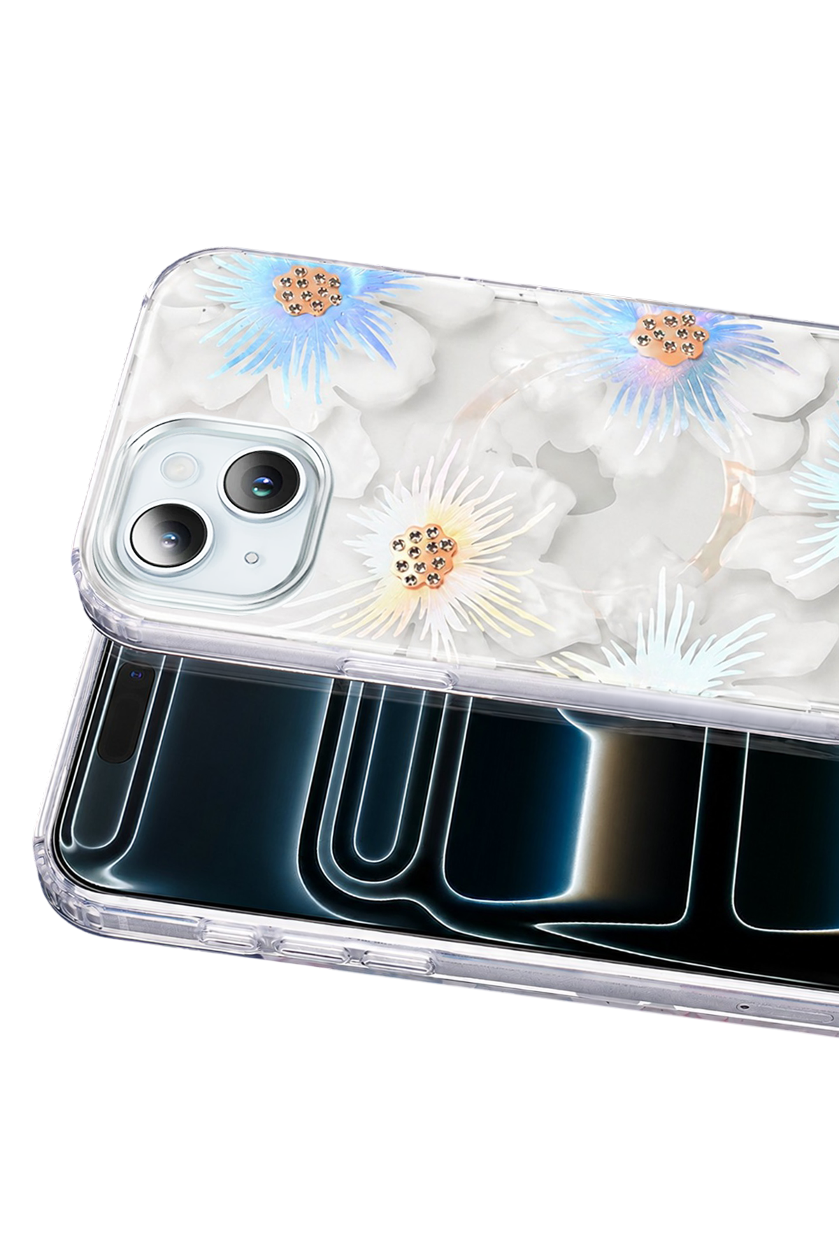 Onegif Apple iPhone 15 Desina Magsafe Kapak - Desen 2