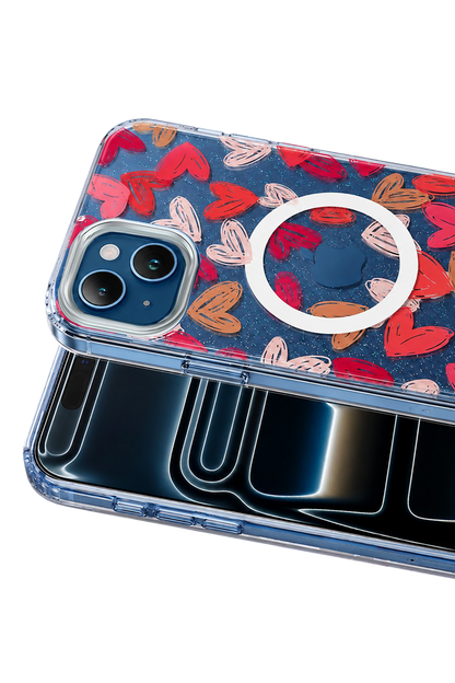 Onegif Apple iPhone 15 Desina Magsafe Kapak - Desen 6