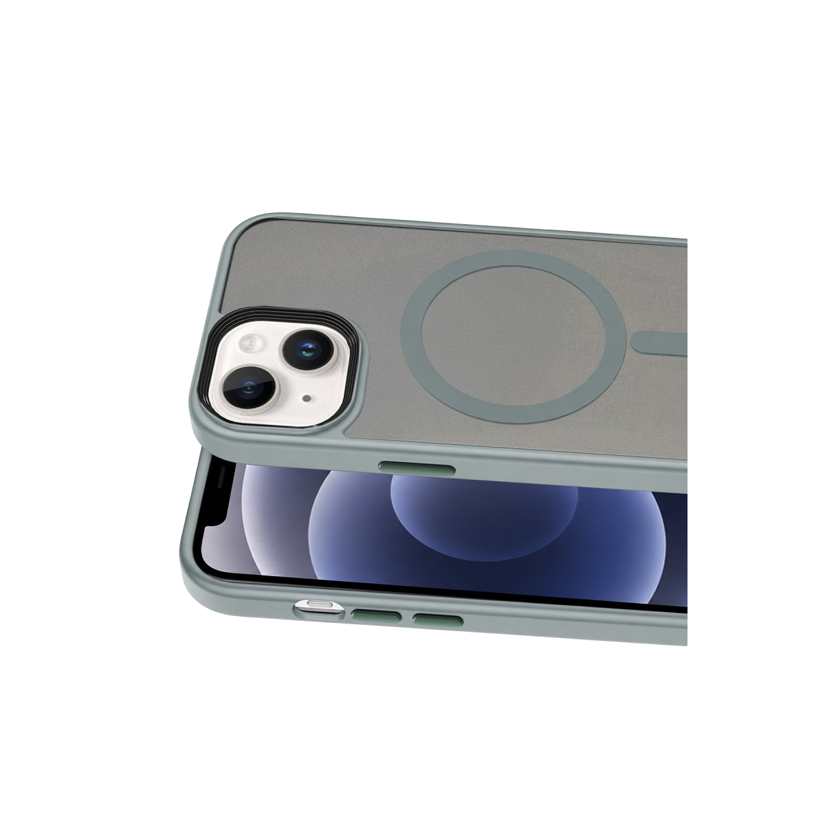 Joko Apple iPhone 15 Megane Magsafe Kapak - Titan Gri