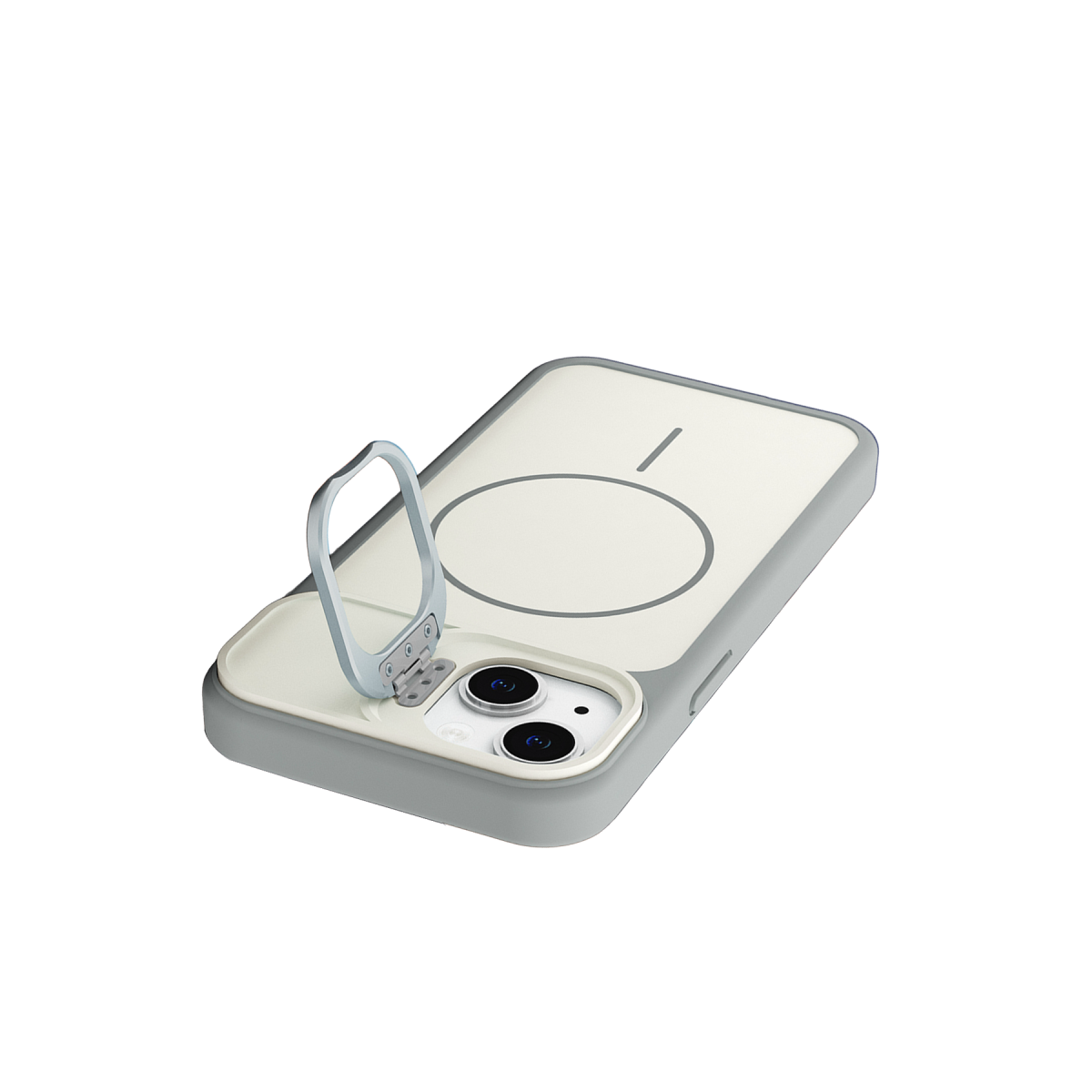 Joko Apple iPhone 15 Pale Magsafe Standlı Kapak - Beyaz