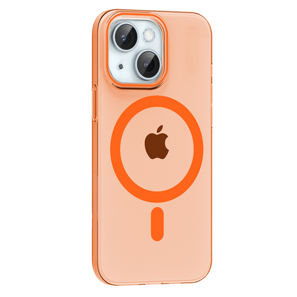 Joko Apple iPhone 15 PC Blank Magsafe Kapak - Turuncu