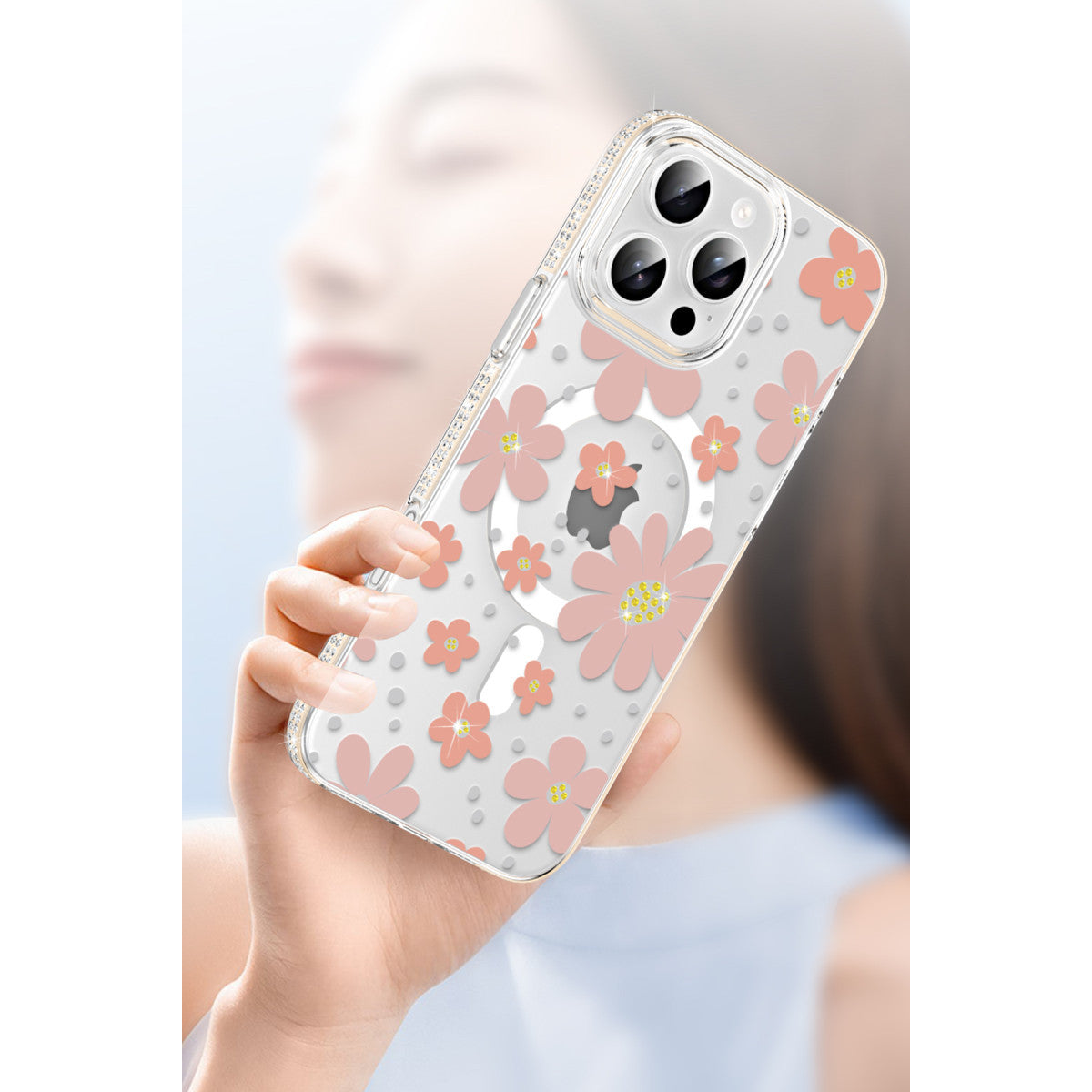 Joko Apple iPhone 15 Pro Max Floral Magsafe Kapak