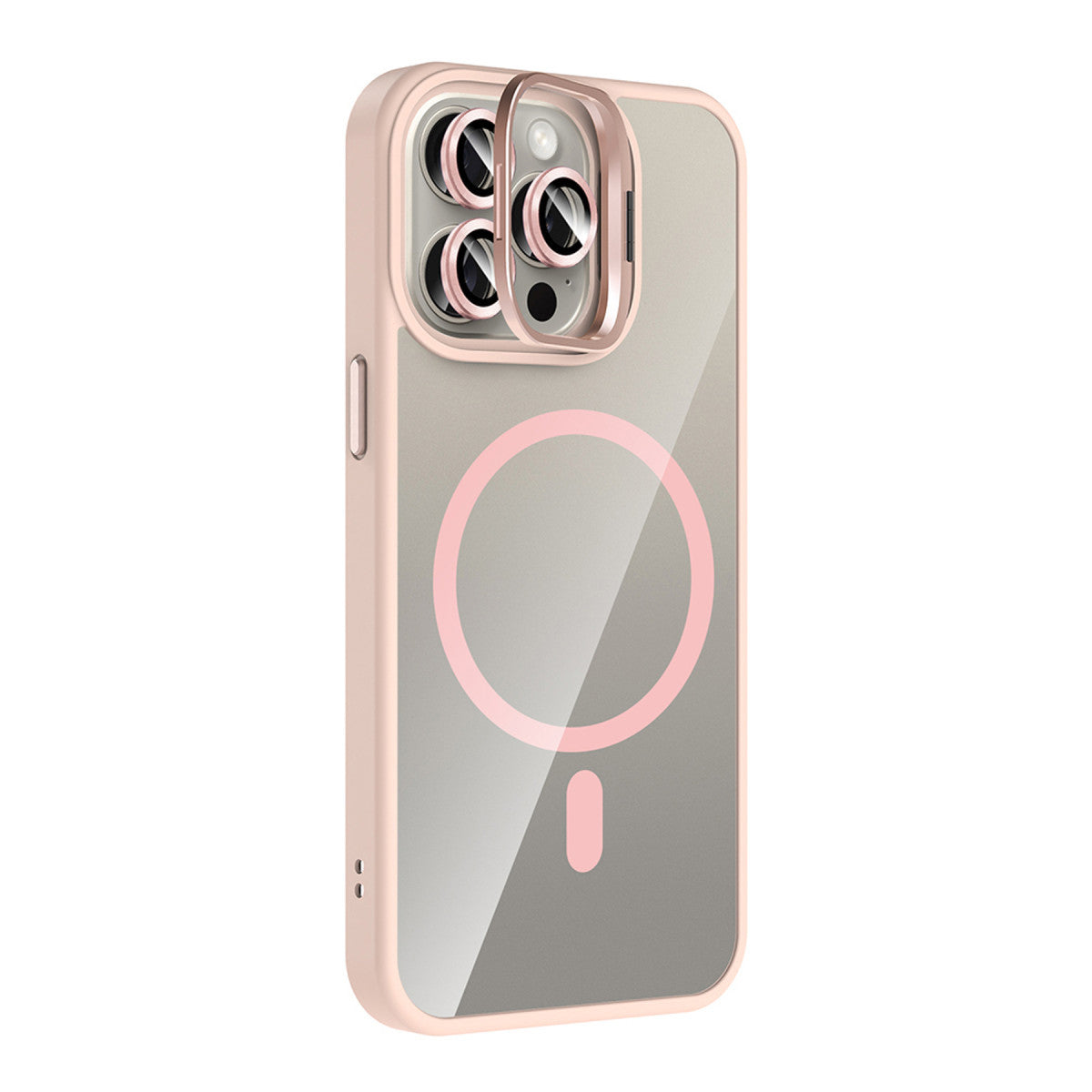 Joko Apple iPhone 15 Pro Max Remim Lensli Magsafe Standlı Kapak
