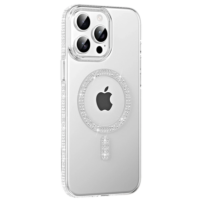 Joko Apple iPhone 15 Pro Move Taşlı Magsafe Kapak - Natural Grey