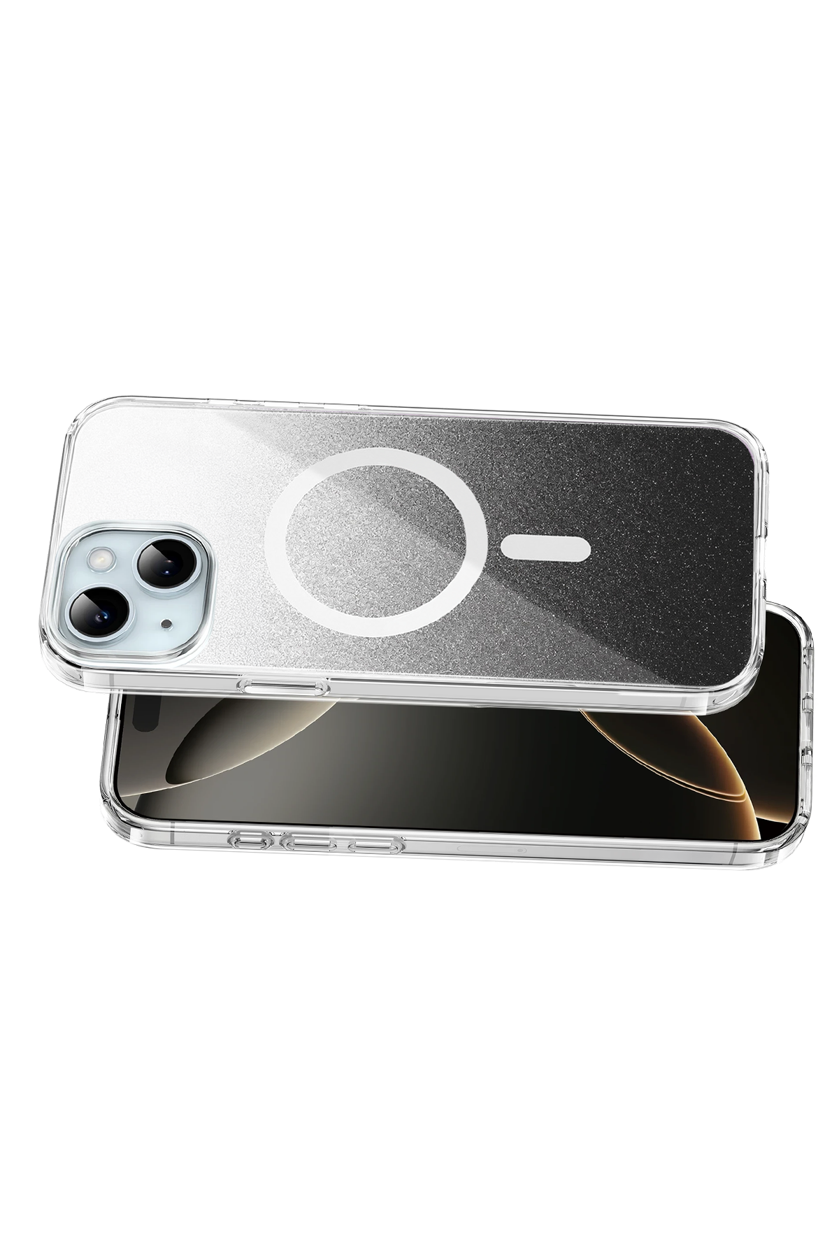 Onegif Apple iPhone 15 Sora Simli Magsafe Kapak - Siyah