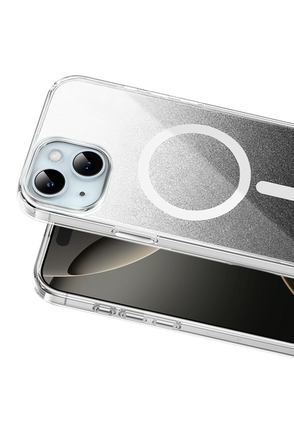 Onegif Apple iPhone 15 Sora Simli Magsafe Kapak - Siyah