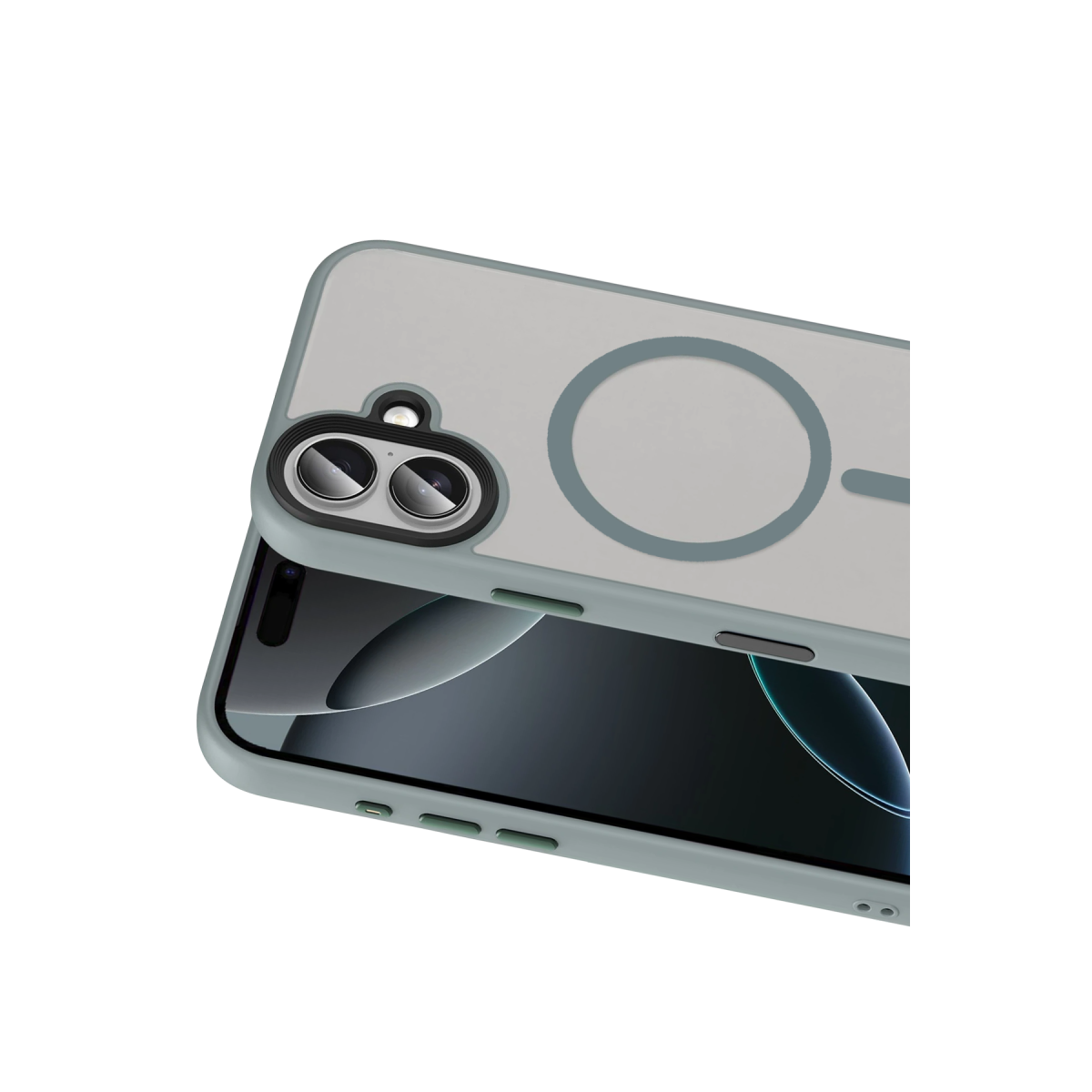 Joko Apple iPhone 16 Megane Magsafe Kapak - Titan Gri