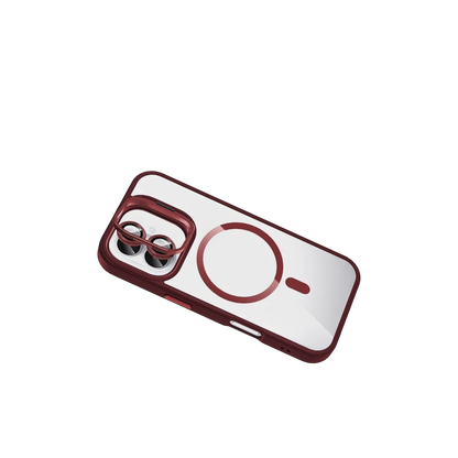 Joko Apple iPhone 16 Plus Remim Lensli Magsafe Standlı Kapak - Bordo