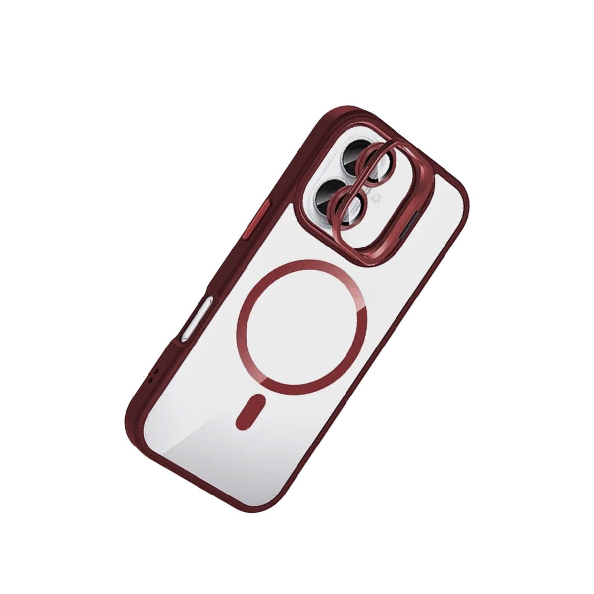 Joko Apple iPhone 16 Plus Remim Lensli Magsafe Standlı Kapak - Bordo
