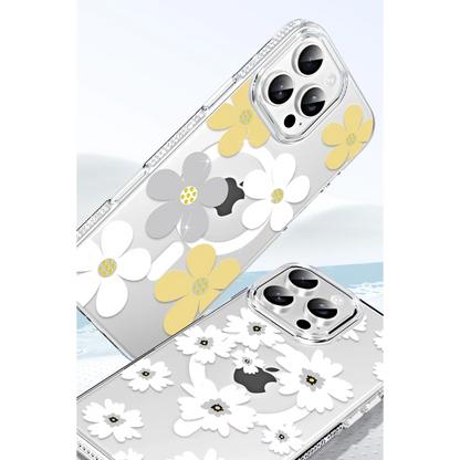 Joko Apple iPhone 16 Pro Floral Magsafe Kapak - Sarı