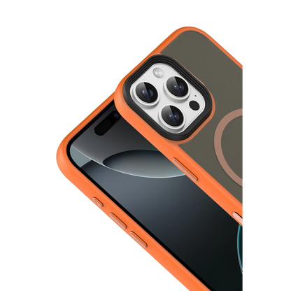 Joko Apple iPhone 16 Pro Max Megane Magsafe Kapak - Turuncu