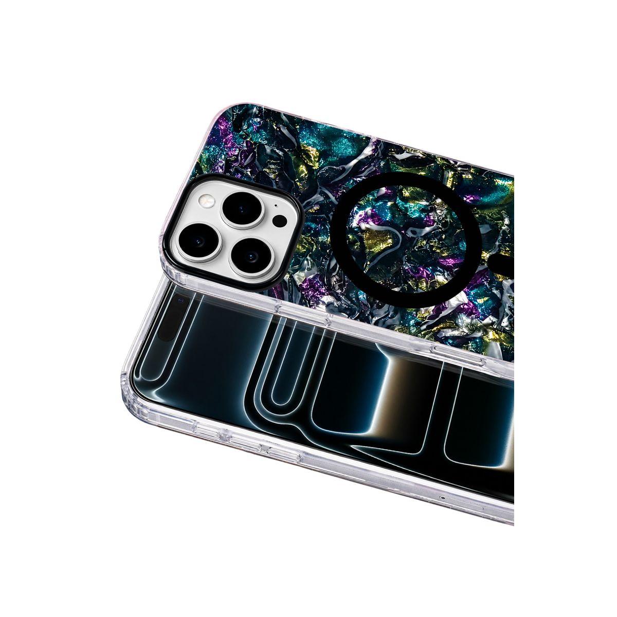 Onegif Apple iPhone 16 Pro Max Mila Dalgalı Magsafe Kapak