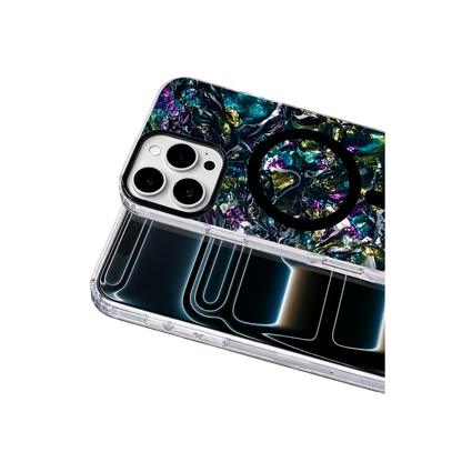 Onegif Apple iPhone 16 Pro Max Mila Dalgalı Magsafe Kapak