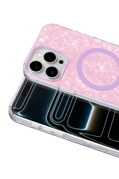 Onegif Apple iPhone 16 Pro Max Mila Dalgalı Magsafe Kapak - Lila