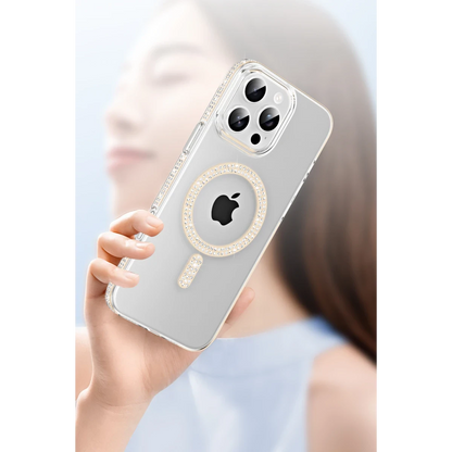 Joko Apple iPhone 16 Pro Max Move Taşlı Magsafe Kapak - Lila
