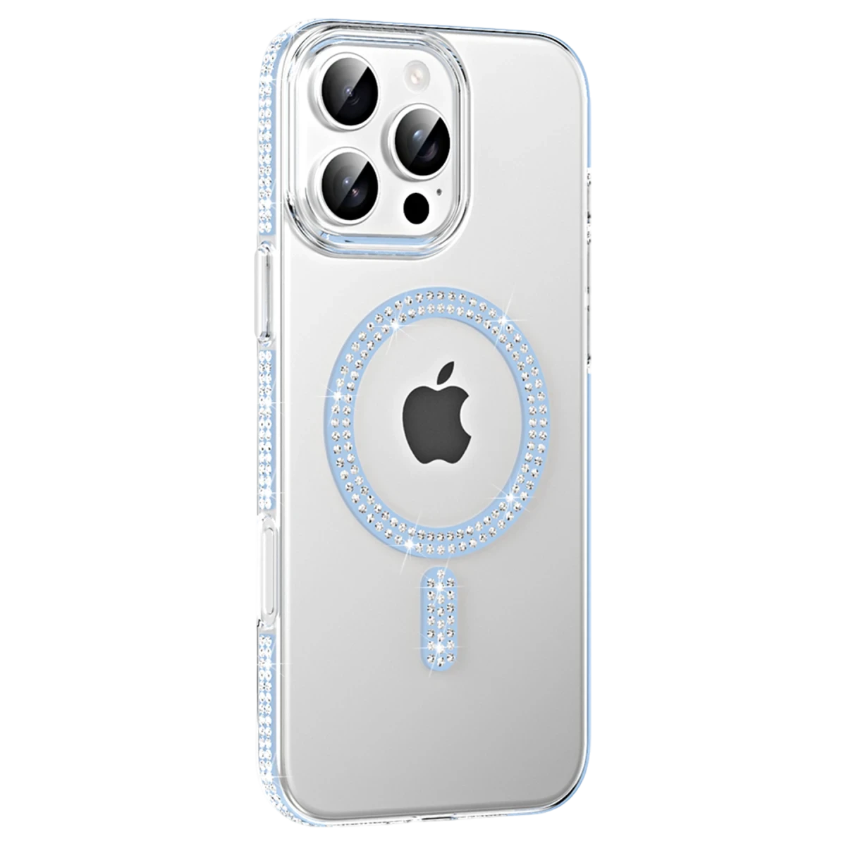 Joko Apple iPhone 16 Pro Max Move Taşlı Magsafe Kapak - Mavi