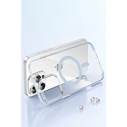 Joko Apple iPhone 16 Pro Max Move Taşlı Magsafe Kapak - Mavi