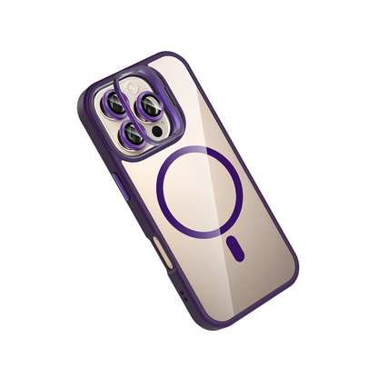 Joko Apple iPhone 16 Pro Max Remim Lensli Magsafe Standlı Kapak - Derin Mor