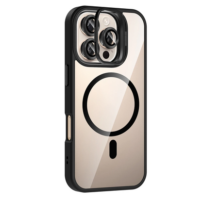 Joko Apple iPhone 16 Pro Max Remim Lensli Magsafe Standlı Kapak - Siyah