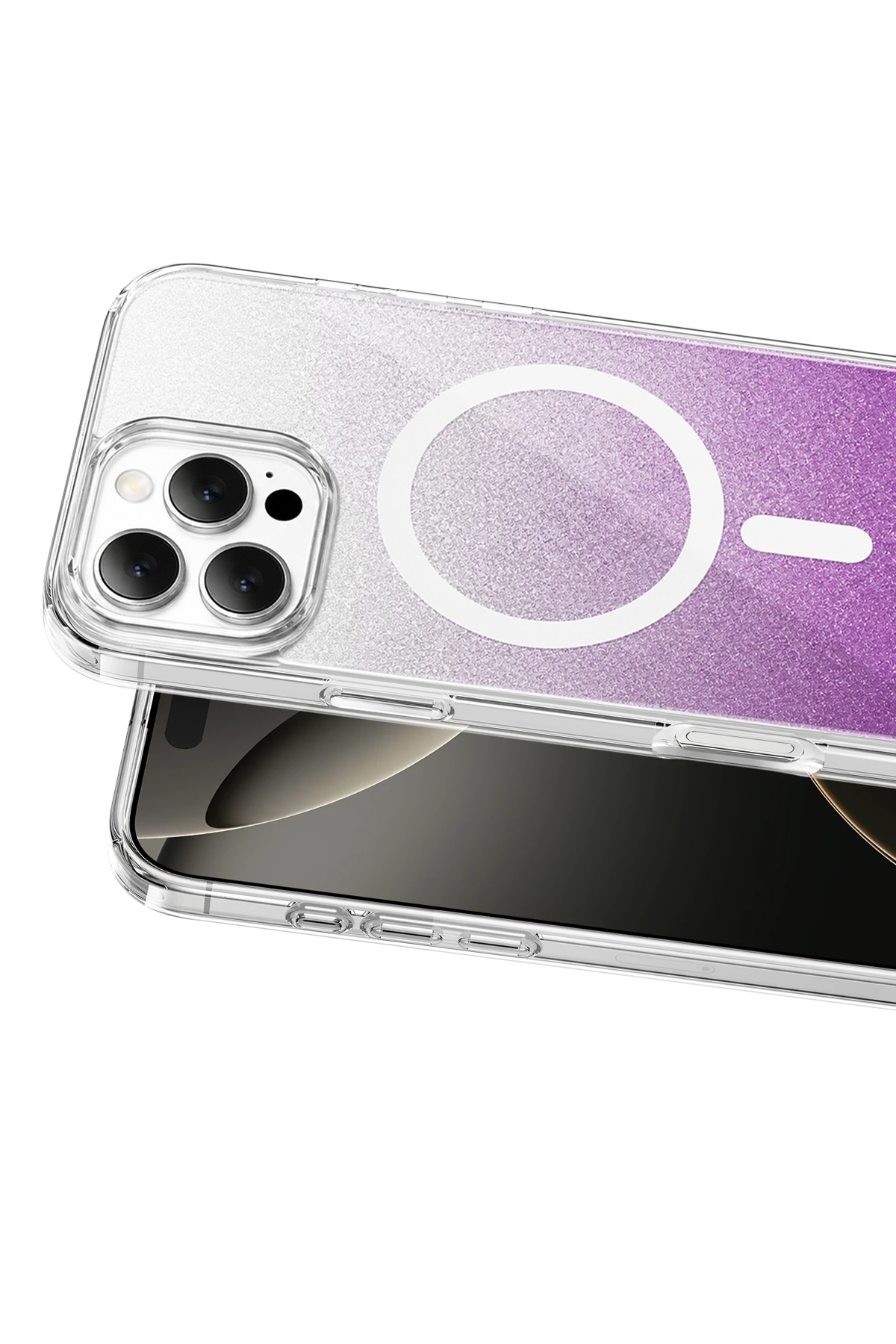 Onegif Apple iPhone 16 Pro Max Sora Simli Magsafe Kapak - Mor