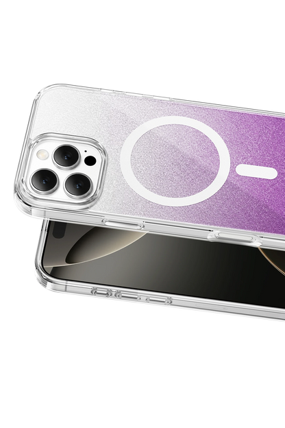 Onegif Apple iPhone 16 Pro Max Sora Simli Magsafe Kapak - Mor